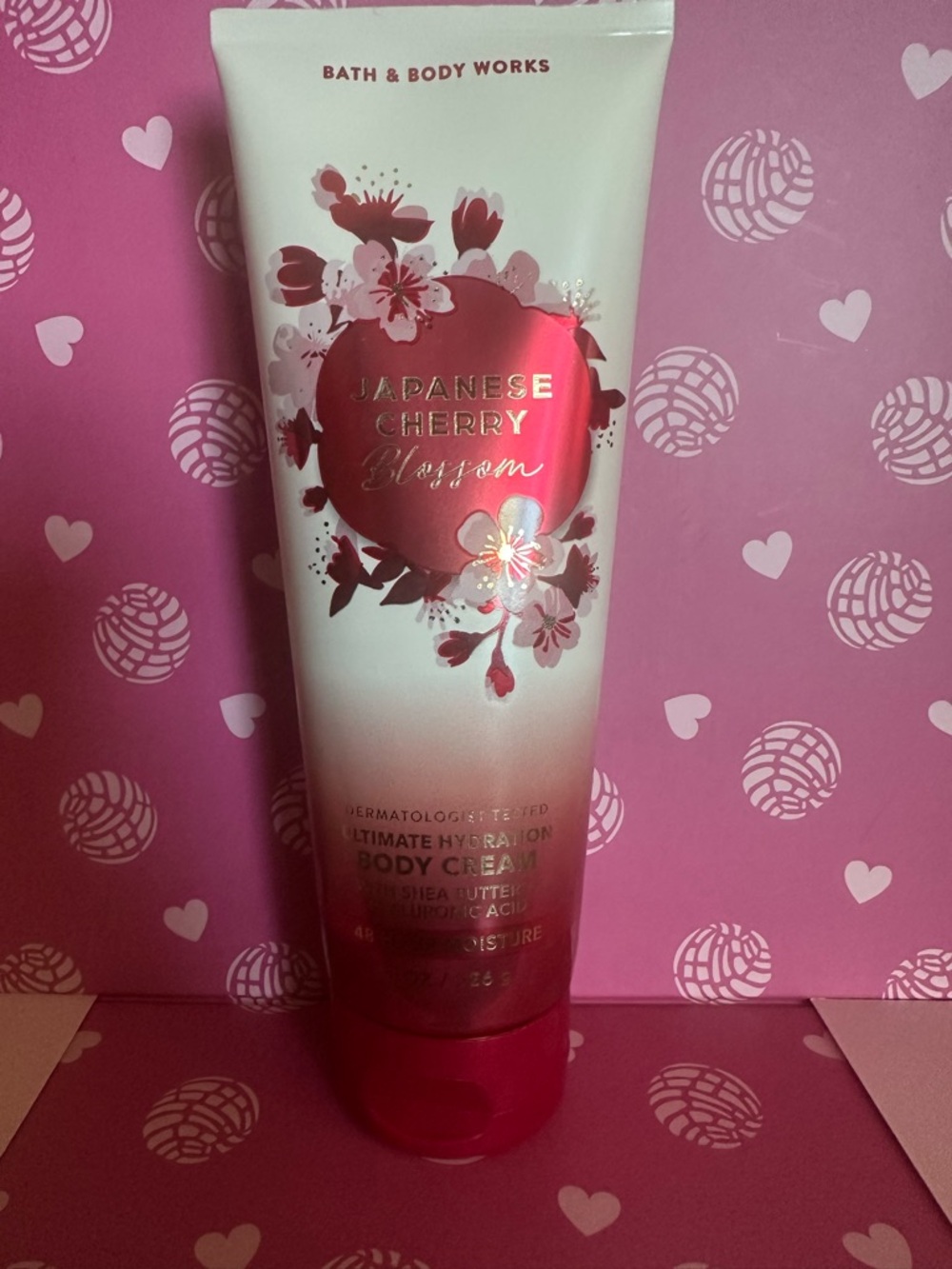 Bath & Body Works Japanese Cherry Blossom Body Cream - White & Pink